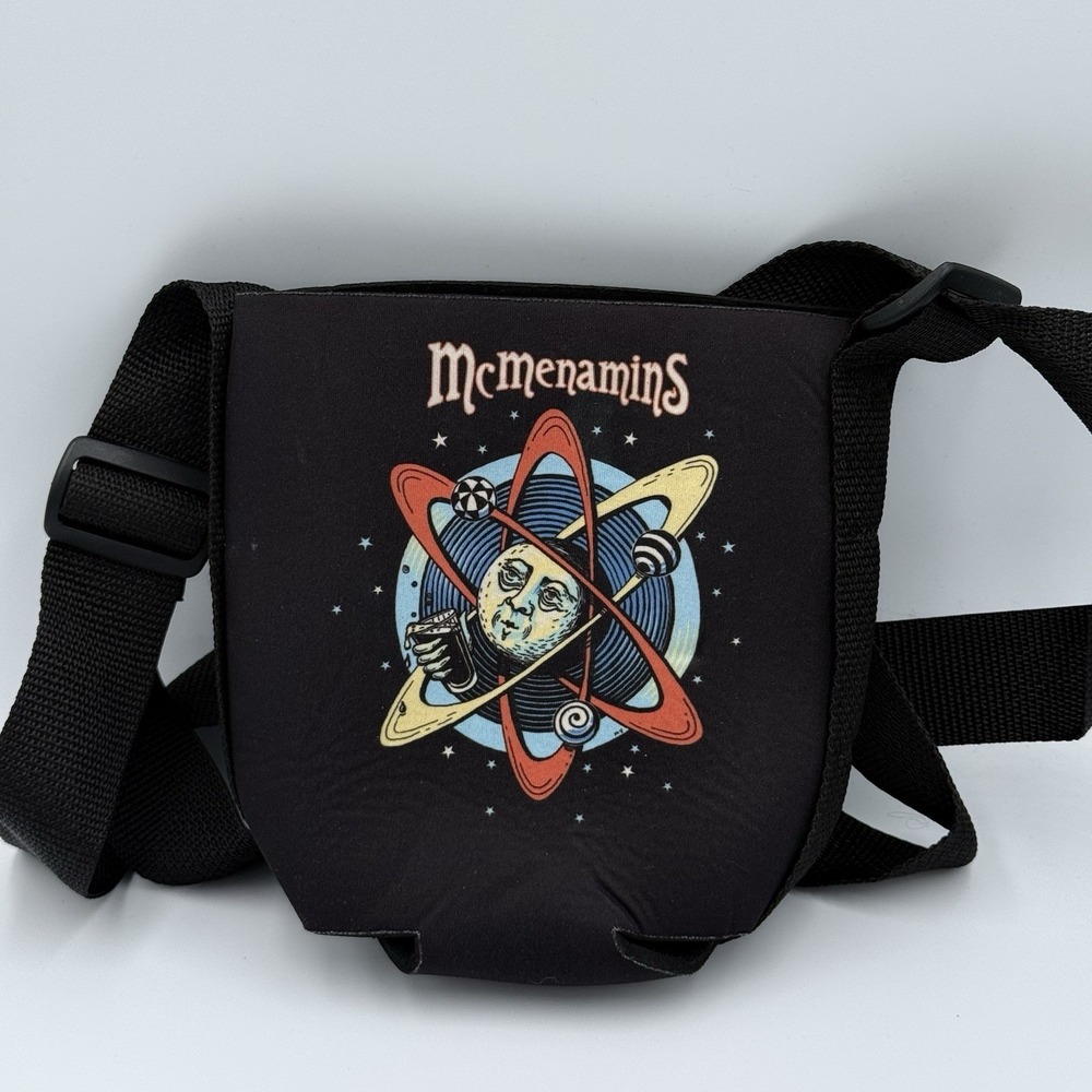 McMenamins Atom Insulated Beer‎ Growler Koozie Carrier Strap